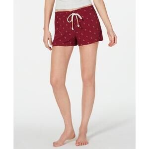 Jenni Womens Printed Lightweight Pajama Shorts Size L